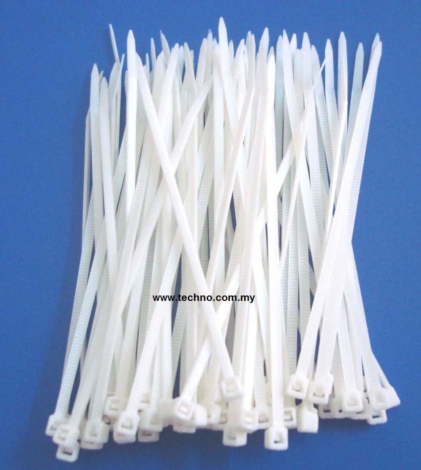 53-CT304W CABLE TIE PACK- WHITE COLOR 4" X 2.5MM